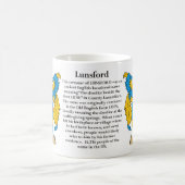 Lunsford Familien-Wappen Kaffeetasse (Mittel)