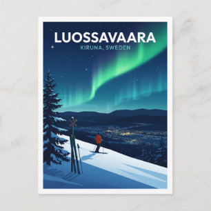 Luossavaara-Berg Kiruna Schweden Postkarte