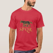 LUPA ROMANA SPQR T-Shirt (Vorderseite)
