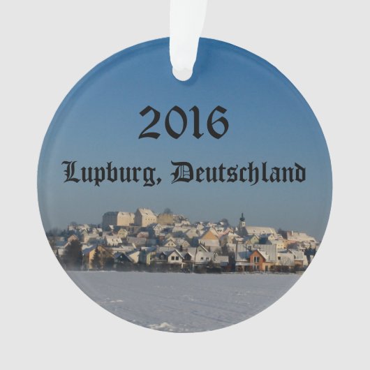 Lupburg, Deutschland-Kreis-Verzierung Ornament (Vorderseite)
