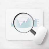 Lupe auf Börse Mousepad (Mit Mouse)