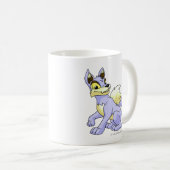 Lupe Blau Kaffeetasse (VorderseiteRechts)