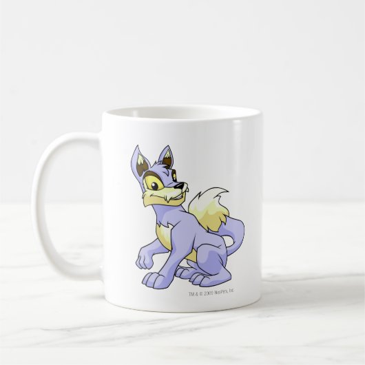 Lupe Blau Kaffeetasse (Links)