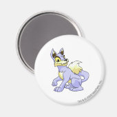 Lupe Blue Magnet (Vorderseite/Rückseite)