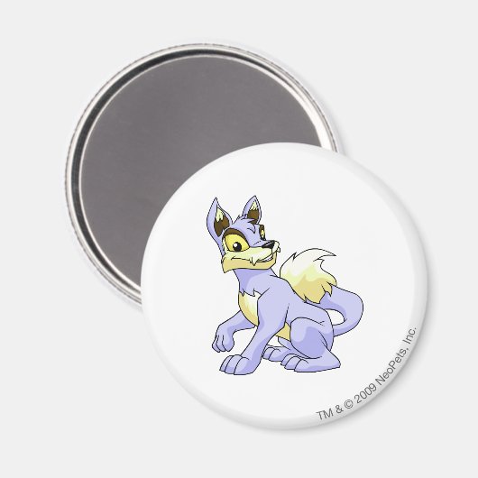 Lupe Blue Magnet (Vorderseite/Rückseite)