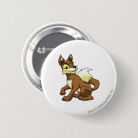 Lupe Brown Button (Vorne & Hinten)