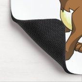 Lupe Brown Mousepad (Ecke)