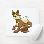 Lupe Brown Mousepad (Mit Mouse)