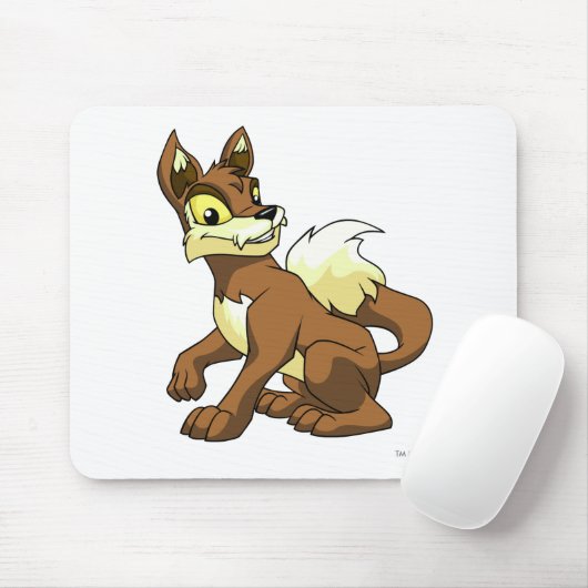 Lupe Brown Mousepad (Mit Mouse)