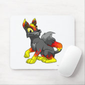 Lupe Feuer Mousepad (Mit Mouse)