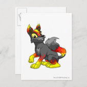 Lupe Fire Postkarte (Vorne/Hinten)