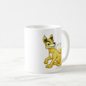 Lupe Gelb Kaffeetasse (VorderseiteRechts)