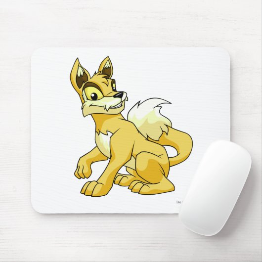 Lupe Gelb Mousepad (Mit Mouse)