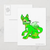 Lupe Glows Postkarte (Vorne/Hinten)