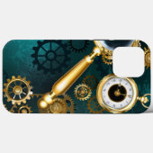 Lupe im Steampunk-Stil Case-Mate iPhone Hülle (Rückseite (Horizontal))