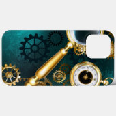 Lupe im Steampunk-Stil Case-Mate iPhone Hülle (Rückseite (Horizontal))