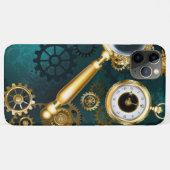 Lupe im Steampunk-Stil Case-Mate iPhone Hülle (Rückseite (Horizontal))