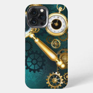 Lupe im Steampunk-Stil iPhone 13 Pro Max Hülle