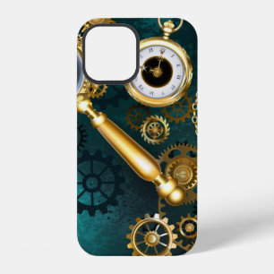 Lupe im Steampunk-Stil iPhone 12 Hülle