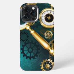 Lupe im Steampunk-Stil iPhone 13 Pro Max Hülle