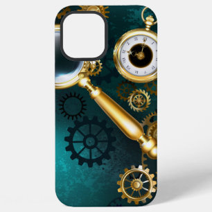 Lupe im Steampunk-Stil iPhone 12 Pro Max Hülle