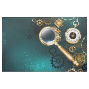 Lupe im Steampunk-Stil Stoff