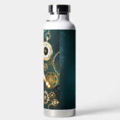 Lupe im Steampunk-Stil Trinkflasche (Rechts)