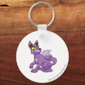 Lupe Lila Schlüsselanhänger (Vorderseite)