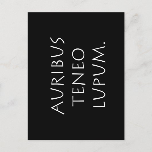 Lupe Postkarte (Vorderseite)