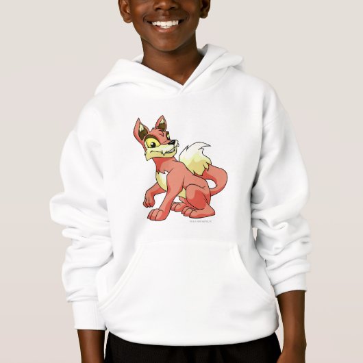Lupe Rot Hoodie (Vorderseite)