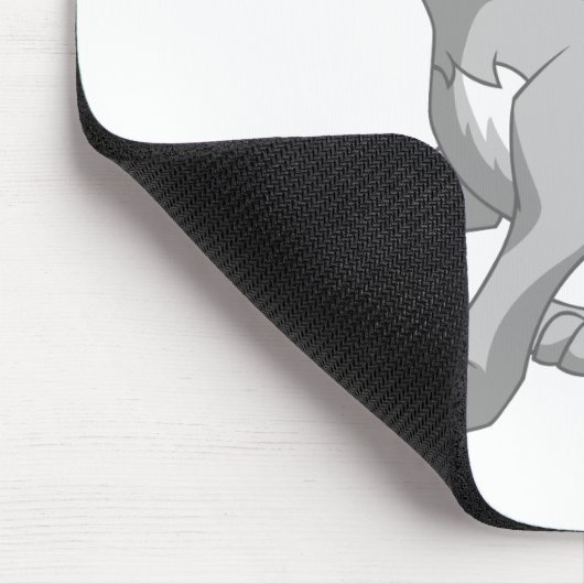 Lupe Silber Mousepad (Ecke)