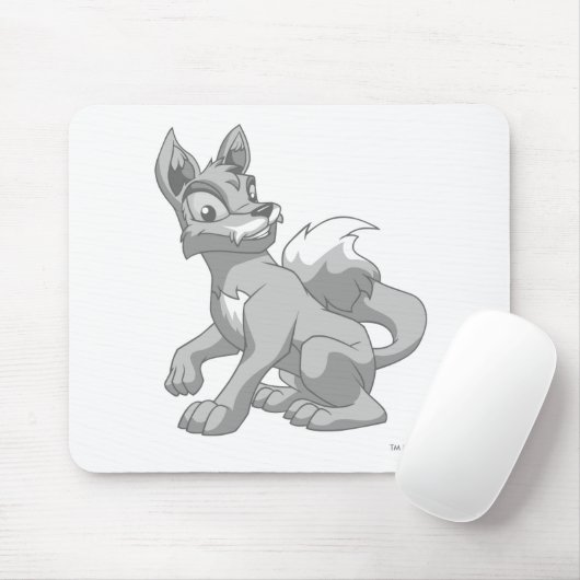 Lupe Silber Mousepad (Mit Mouse)