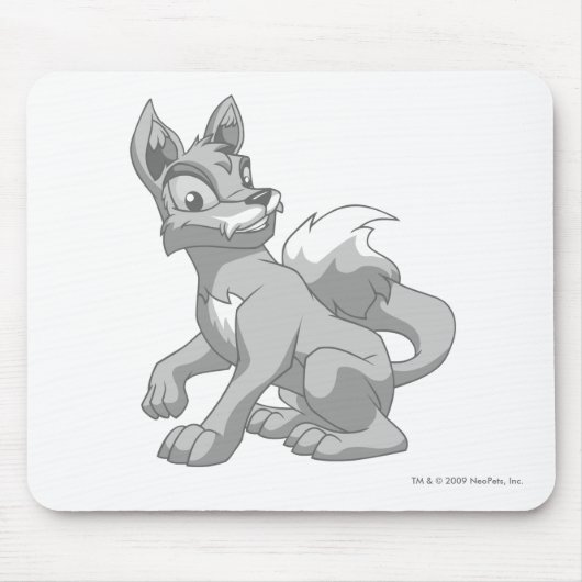 Lupe Silber Mousepad (Vorne)