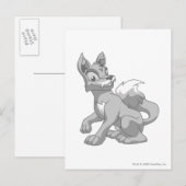 Lupe Silver Postkarte (Vorne/Hinten)