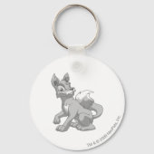 Lupe Silver Schlüsselanhänger (Vorderseite)