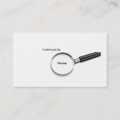 Lupe Visitenkarte (Rückseite)