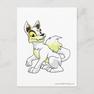 Lupe White Postkarte