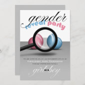 Lupen-Marmor-Geschlecht decken Party auf Einladung (Vorne/Hinten)