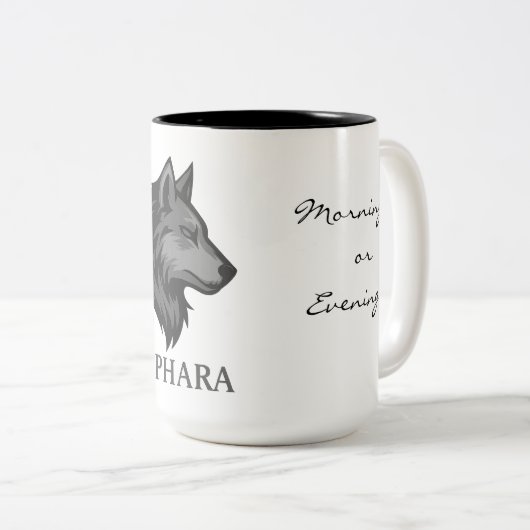LUPHARA Wolf Tasse (VorderseiteRechts)