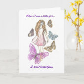 Lupie Sister card Karte (Gelbe Blume)