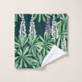 Lupin-Blume Badhandtuch Set (Waschlappen)