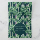 Lupin-Blume Karte (Innenseite)