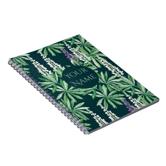 Lupin-Blume Notizblock (Rechte Seite)