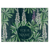 Lupin-Blume Schneidebrett (Vorderseite)