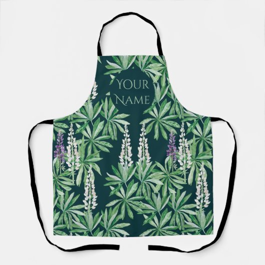 Lupin-Blume Schürze (Vorderseite)