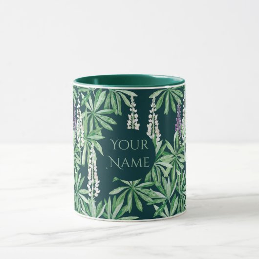 Lupin-Blume Tasse (Zentrum)