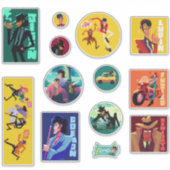 Lupin III 12 sticker set (Vorderseite)