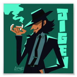 Lupin III. Dritter Jigen-Kleinkunstdruck Fotodruck