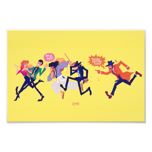 Lupin III the third heist print Fotodruck (Vorne)