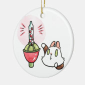 Lupin und das Bubenlicht Keramik Ornament (Links)